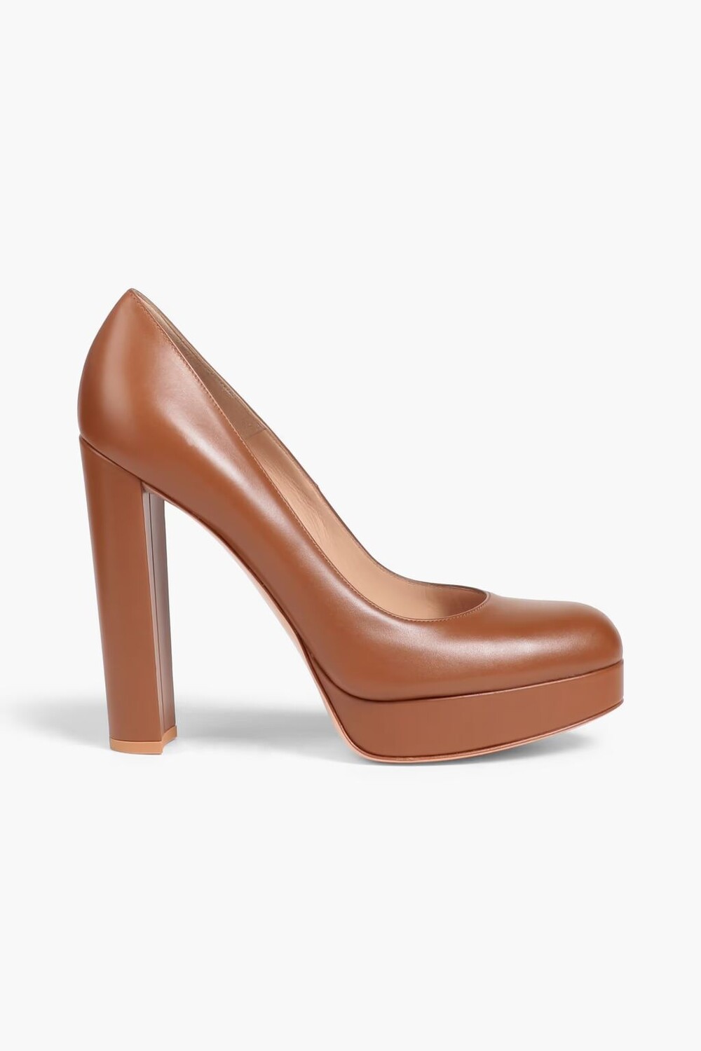 

Кожаные туфли Paulina на платформе Gianvito Rossi, коричневый
