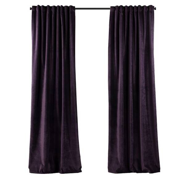 

Бархатная штора Puude Home Design 140245, 25x1x140 см цвет zwetschge dekor