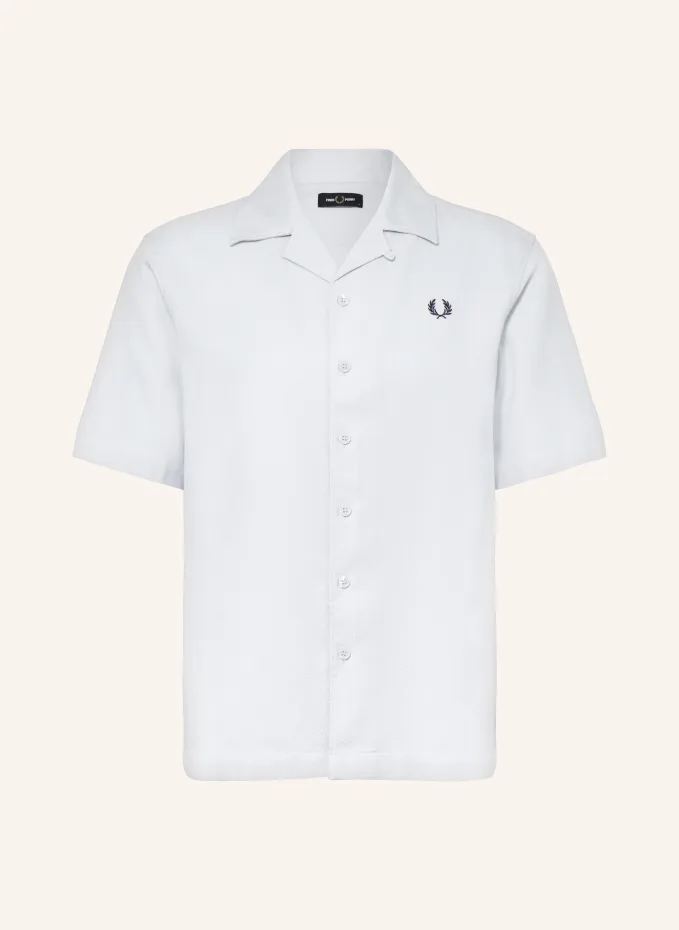 Курортная рубашка комфортного кроя Fred Perry, синий