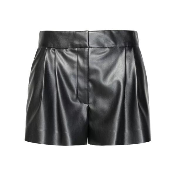 

Шорты vegan leather shorts Stella Mccartney, черный