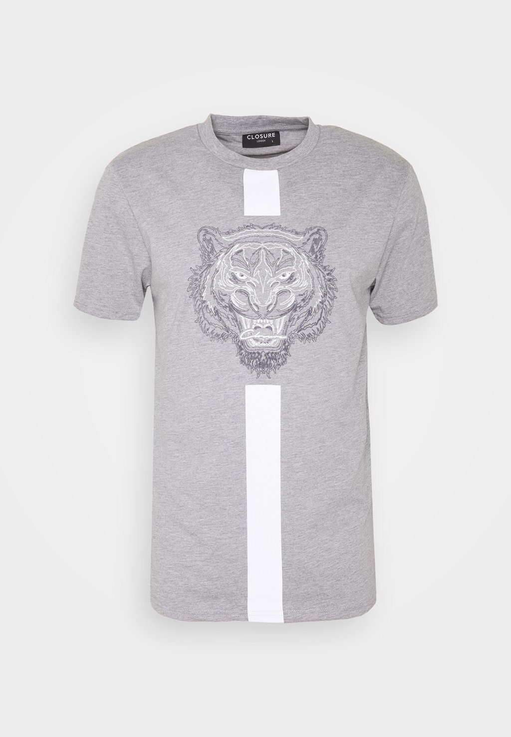 

Футболка с принтом Stripe Fury Tee CLOSURE London, цвет grey