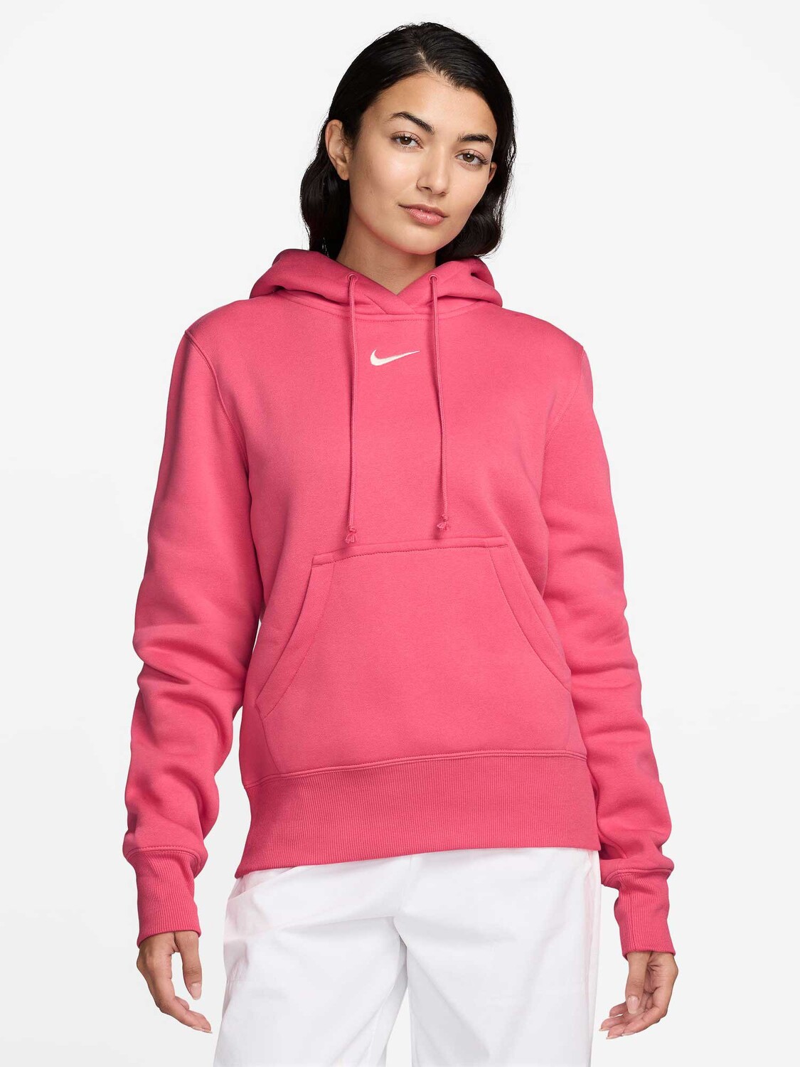 

Толстовка Nike W NSW PHNX FLC STD PO HOODIE, розовый