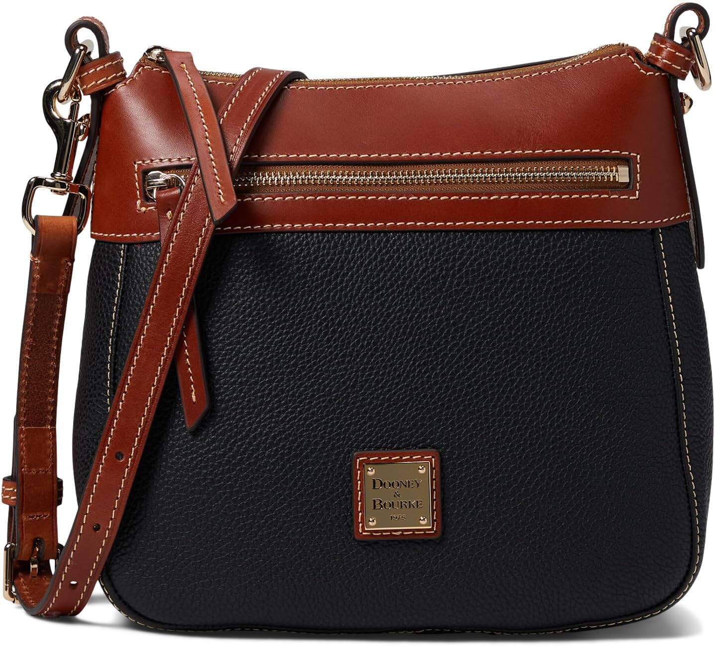 

Сумка Pebble Crossbody Key Item Dooney & Bourke, цвет Black/Black