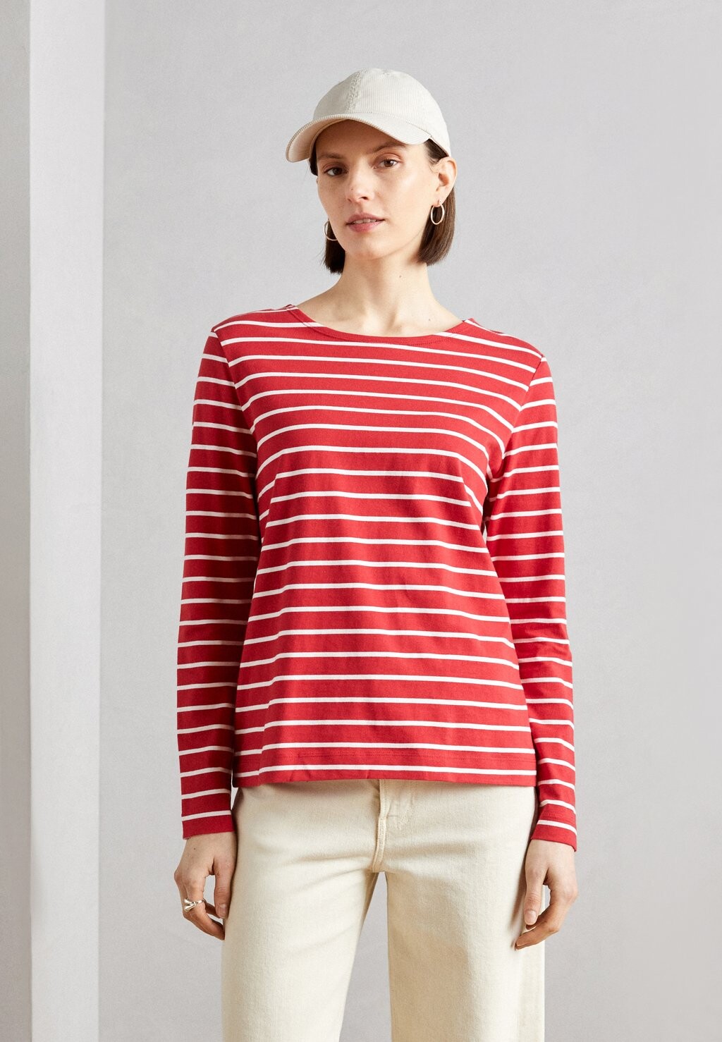 

Рубашка с длинным рукавом STRIPED Esprit, цвет dark red
