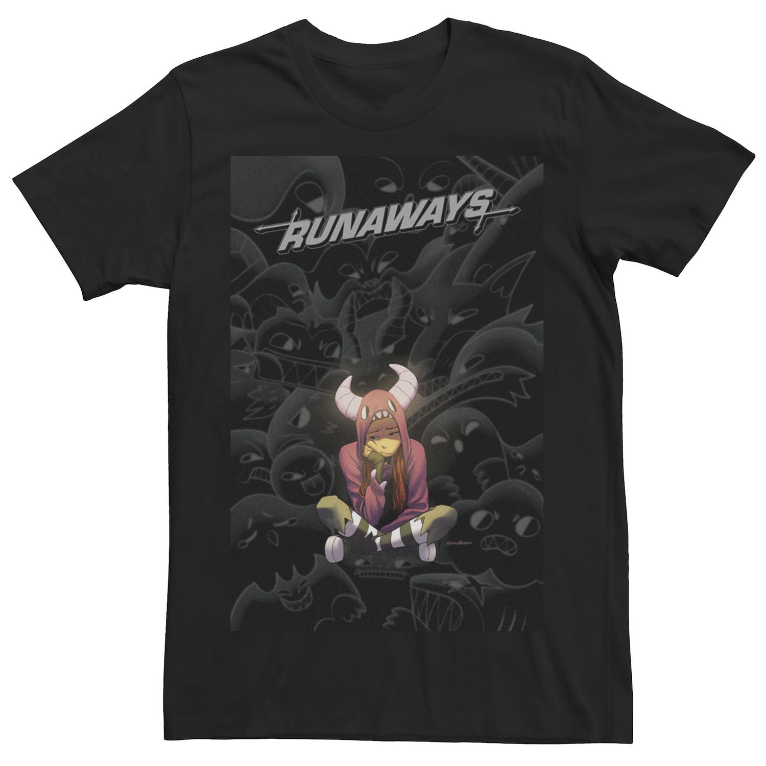 Мужская футболка с обложкой комиксов Comixology Runaways и графическим рисунком Marvel мужская худи с графическим плакатом runaways group marvel