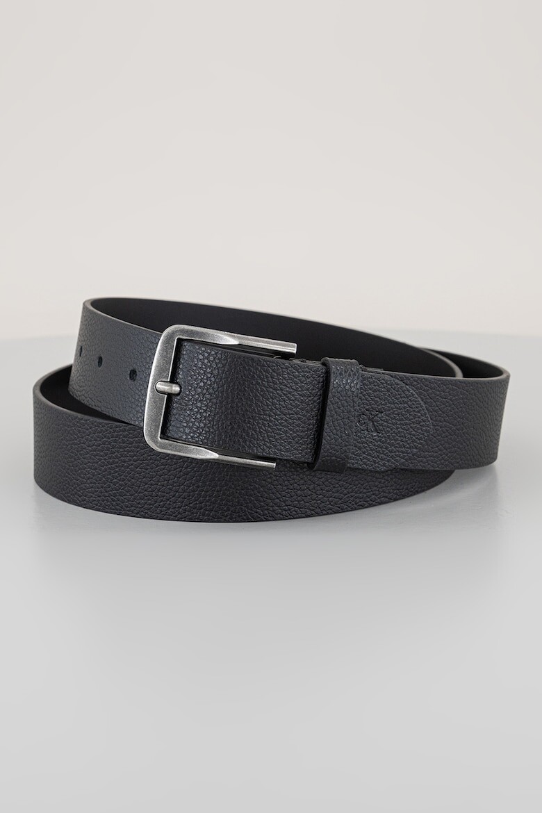 

Классический кожаный ремень с пряжкой Calvin Klein Jeans, черный