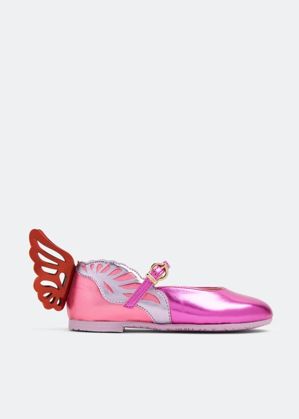 

Балетки Sophia Webster Heavenly Flat Ballerinas, розовый