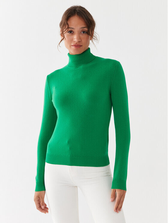 

Свитер с высоким воротником обычного кроя United Colors Of Benetton, зеленый