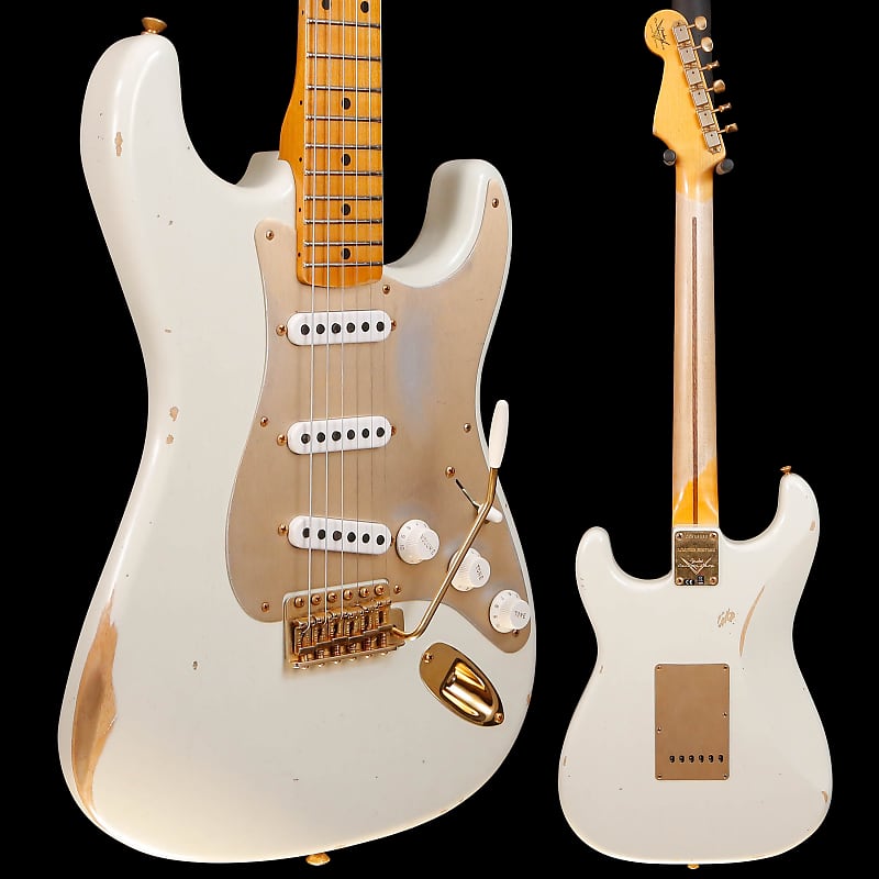 цена Электрогитара Fender Custom Shop LTD '55 Stratocaster Relic, 55 Desert Tan 7lbs 9.4oz