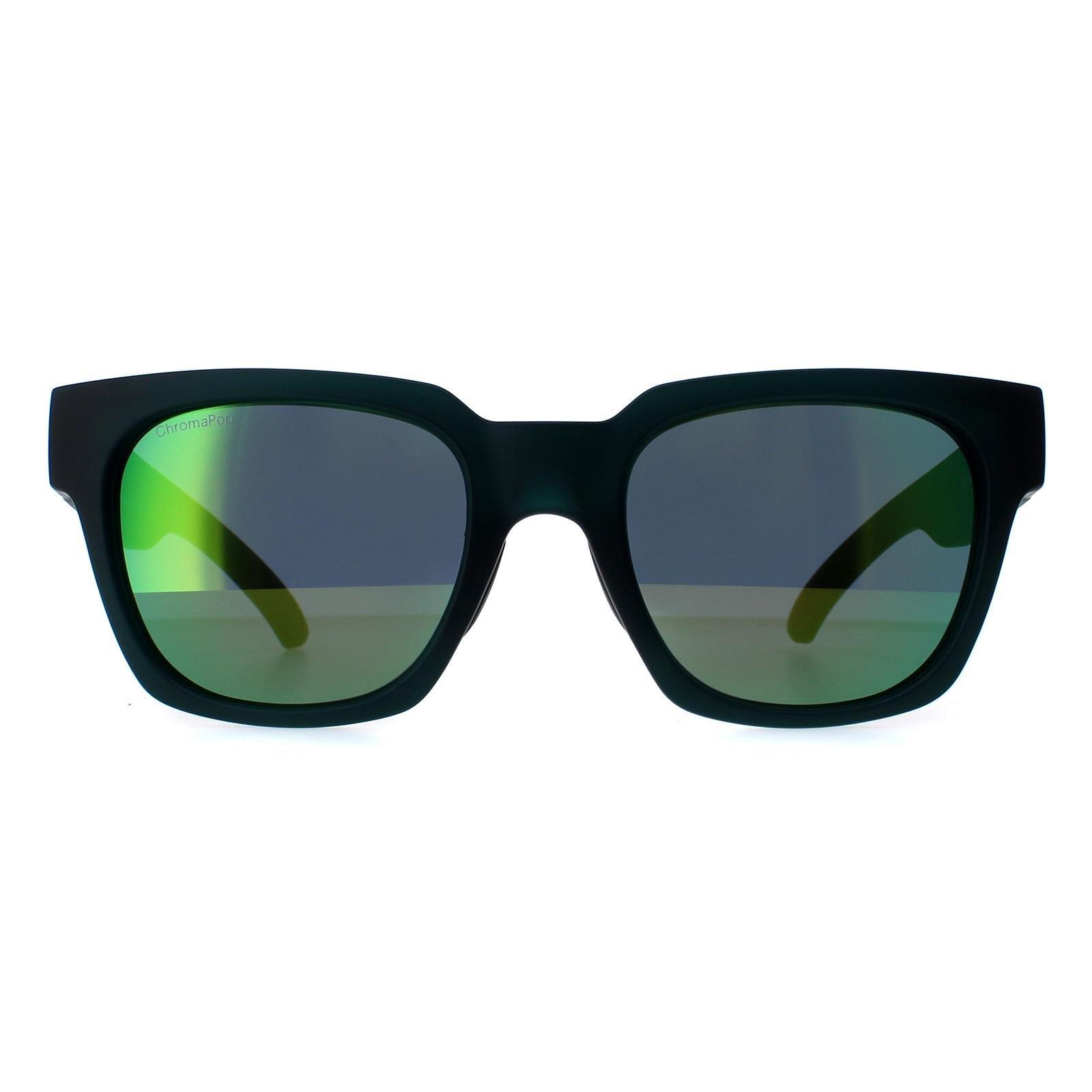 Квадратный унисекс матовый зеленый зеленый зеркальный Comstock Smith, зеленый солнцезащитные очки квадратные оправа металл золотой