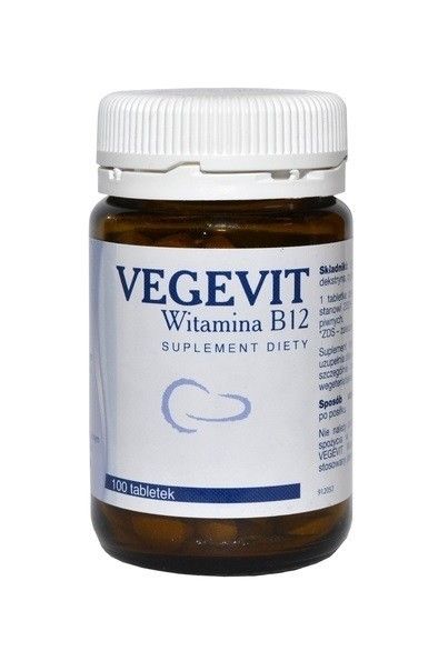 Витамин В12 в таблетках Vegevit B12, 100 шт