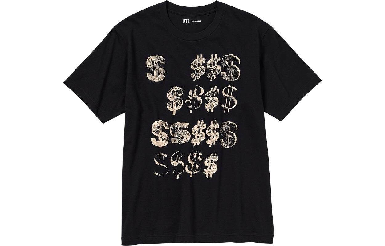 

UNIQLO Футболка унисекс, цвет Black