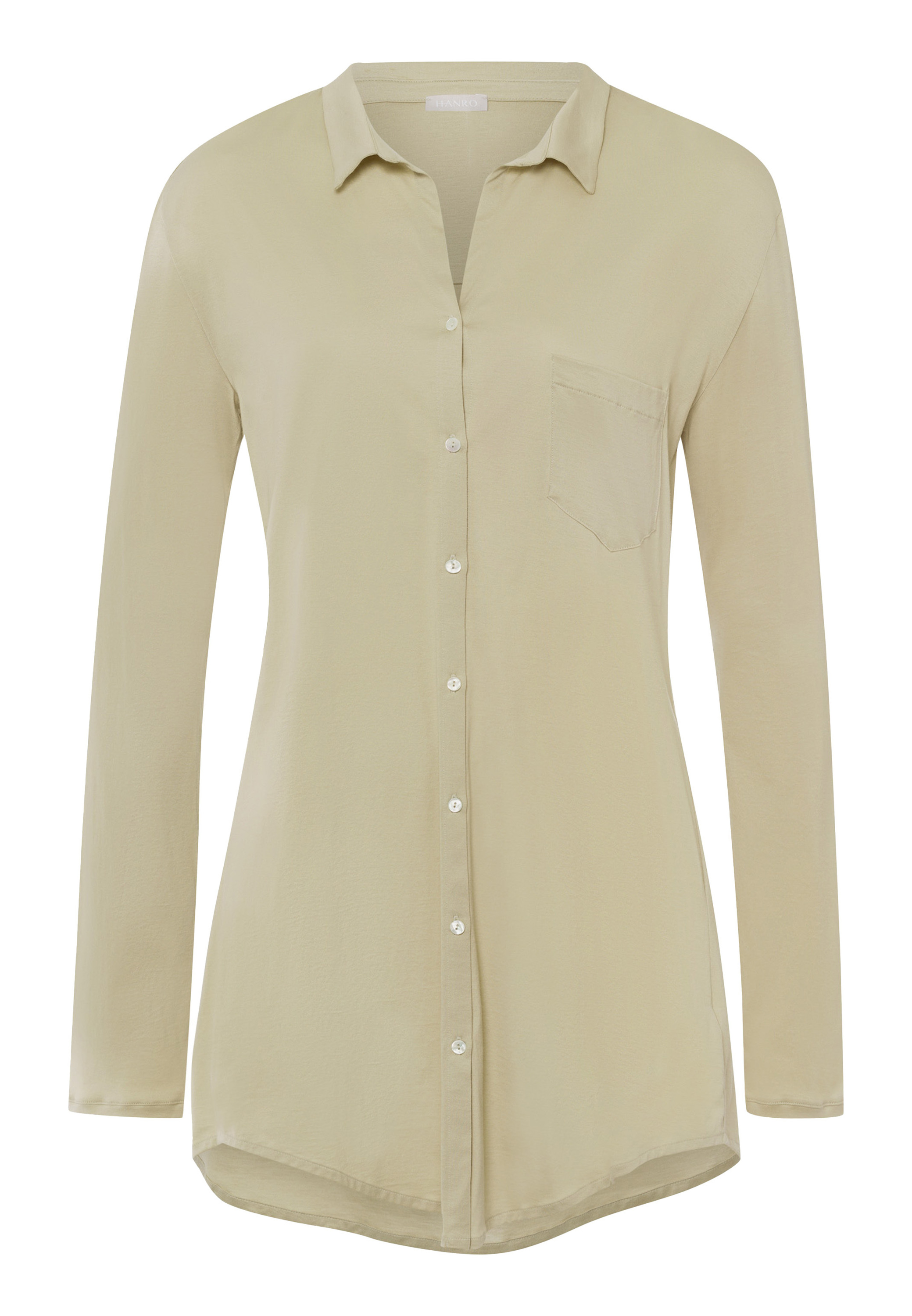 Ночная рубашка Hanro Cotton Deluxe, цвет Moss Green фото