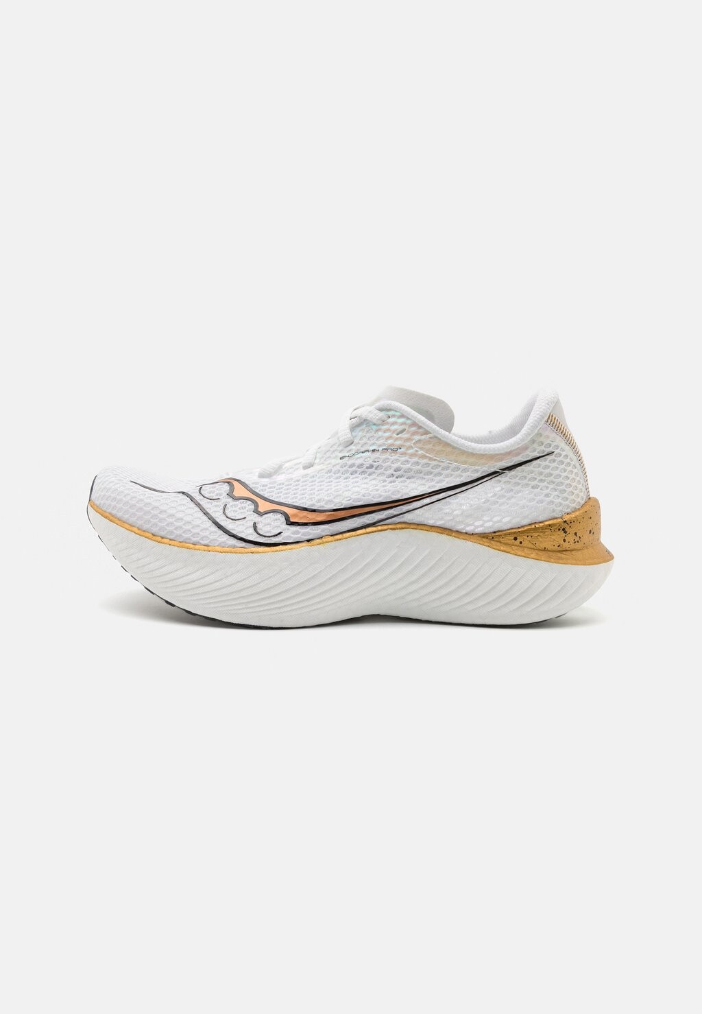 

Нейтральные кроссовки ЭНДОРФИН ПРО 3 Saucony, белый/золотой