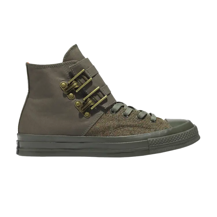 Кроссовки Converse Nigel Cabourn x Chuck 70 Hi 'Ivy Green', зеленый