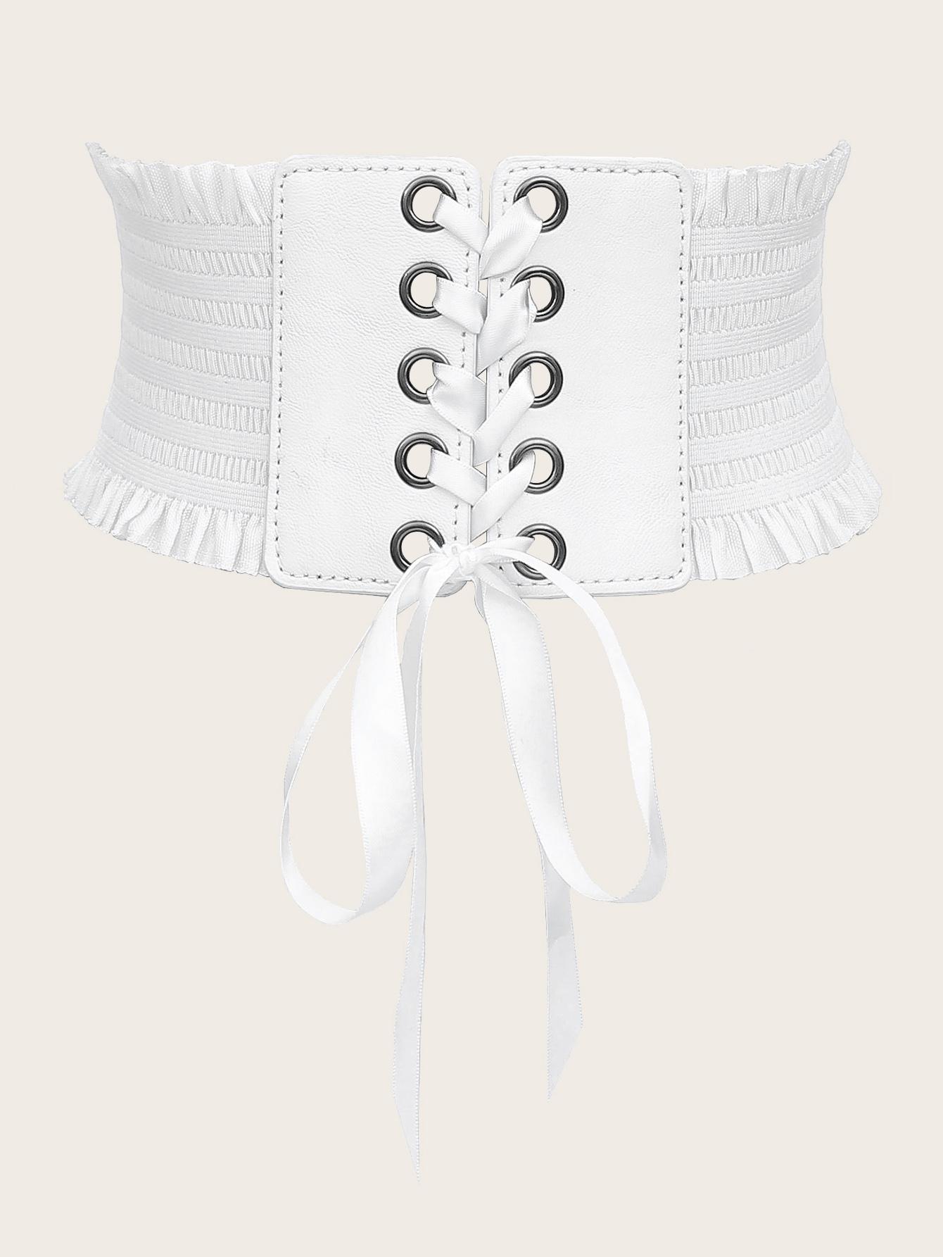 1 шт. эластичный пояс с завязками на талии в европейском и американском стиле, белый женский костюм с брюками в европейском и американском стиле