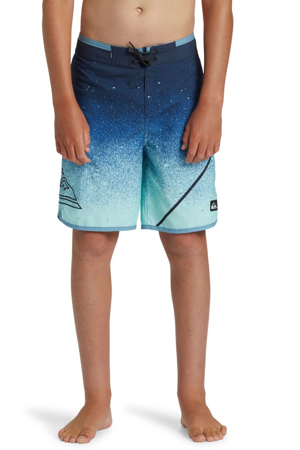 

Молодежные плавки из шелка с эффектом омбре для мальчиков Quiksilver, синий