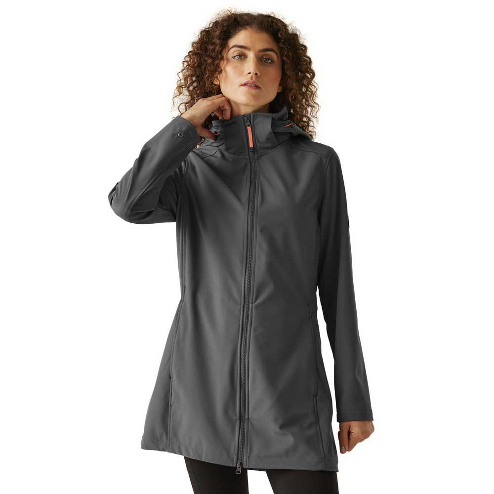 

Спортивная куртка Regatta Carisbrooke softshell, черный, Серый, Спортивная куртка Regatta Carisbrooke softshell, черный