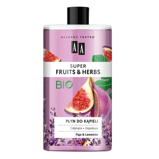 

Жидкость для ванн с инжиром и лавандой, 750 мл AA, Super Fruits & Herbs