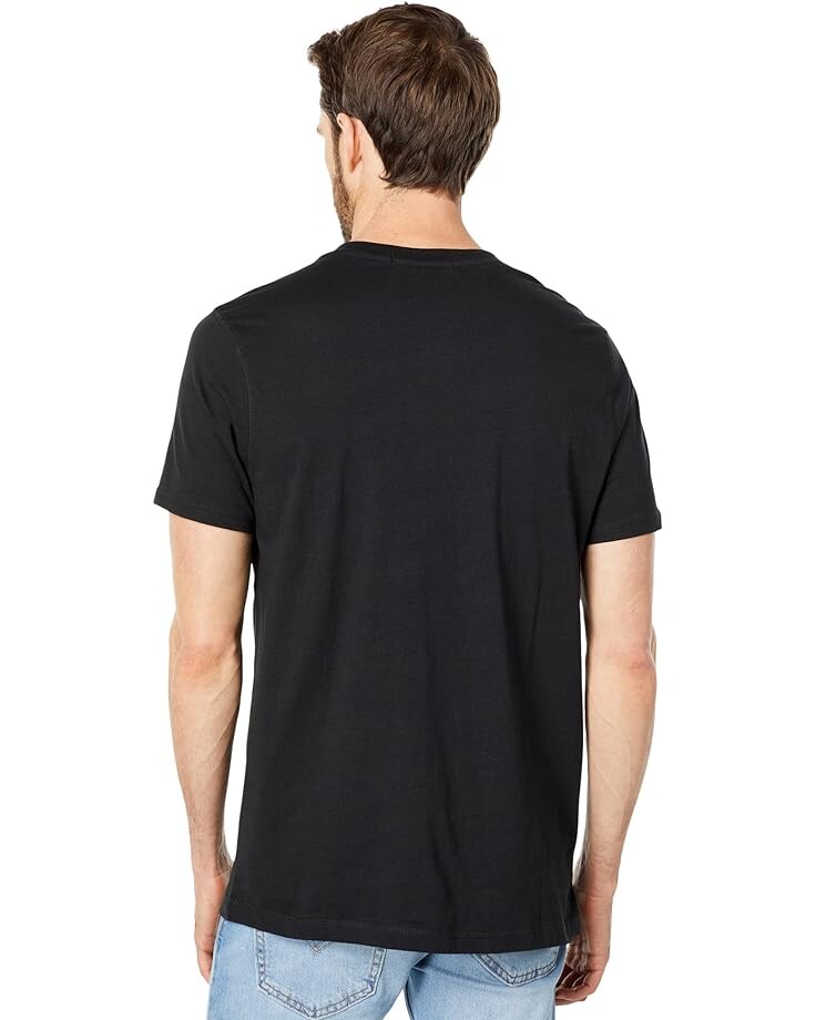 

Рубашка U.S. POLO ASSN. Short Sleeve Small Pony Solid Henley Knit Shirt, черный