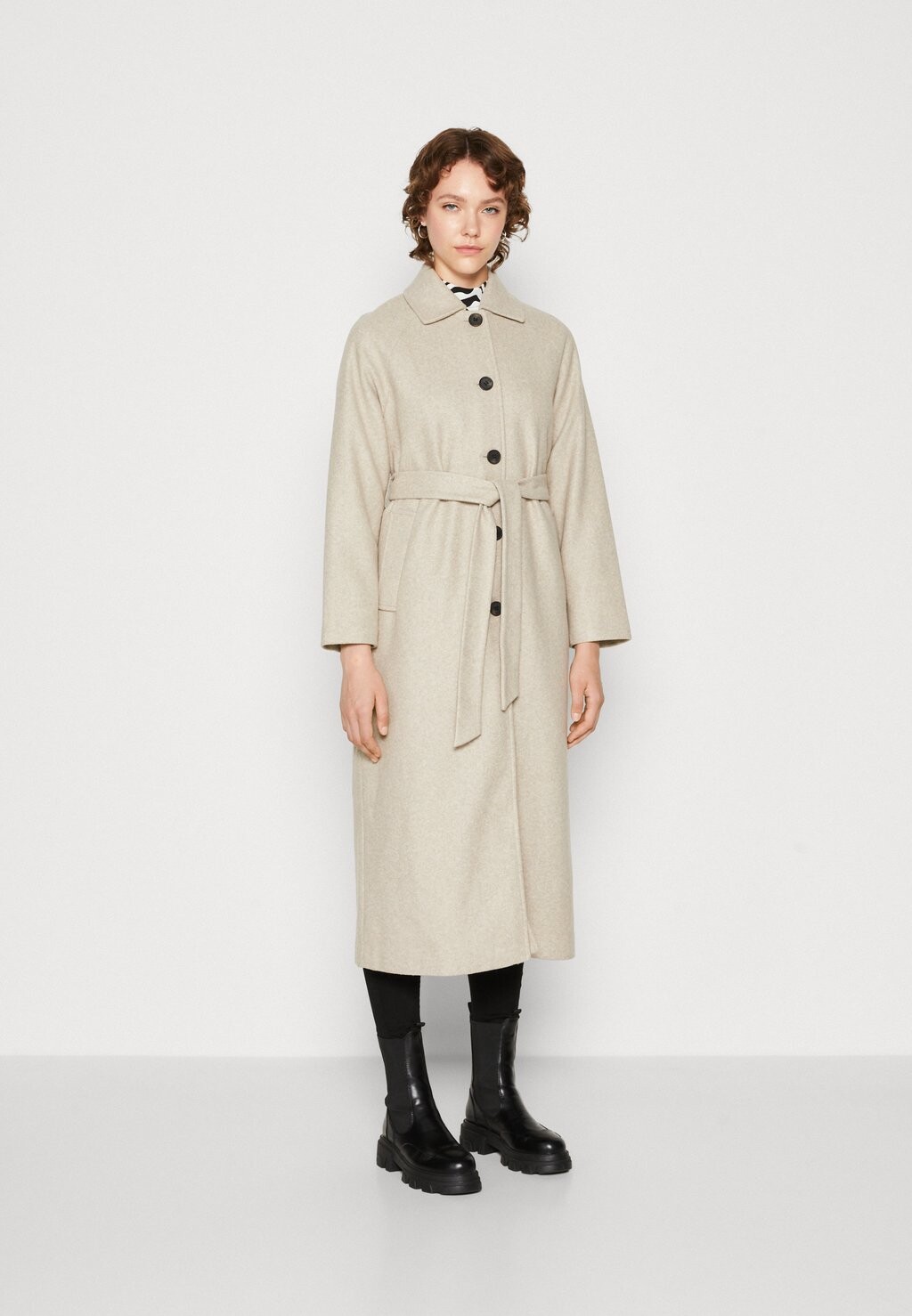 

Классическое пальто ONLY ONLVICTORIA LONG COAT, цвет humus