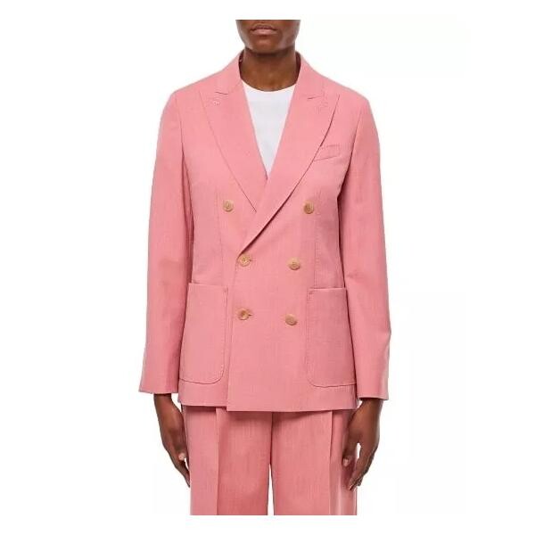 

Куртка mantide double breasted blazer Max Mara, розовый