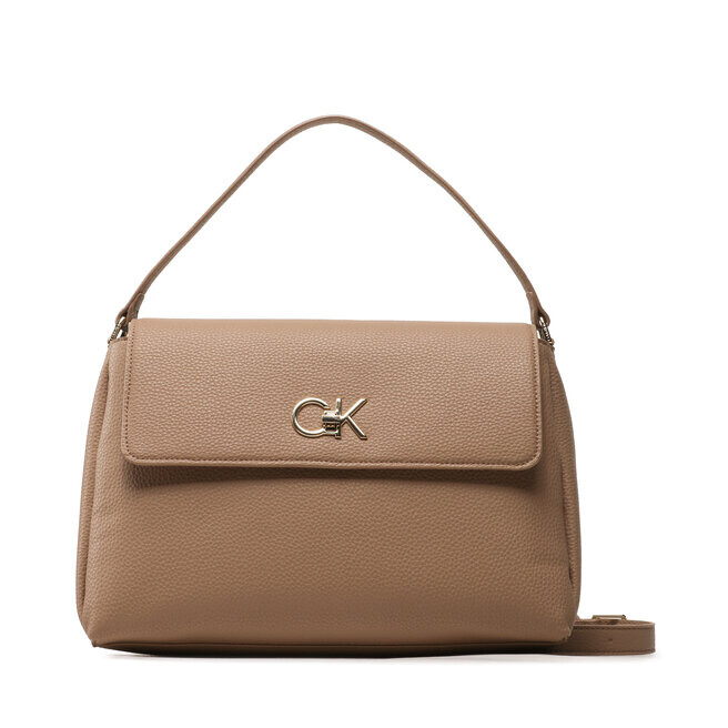 

Сумка Calvin Klein Re-LockTote W/Flap, бежевый