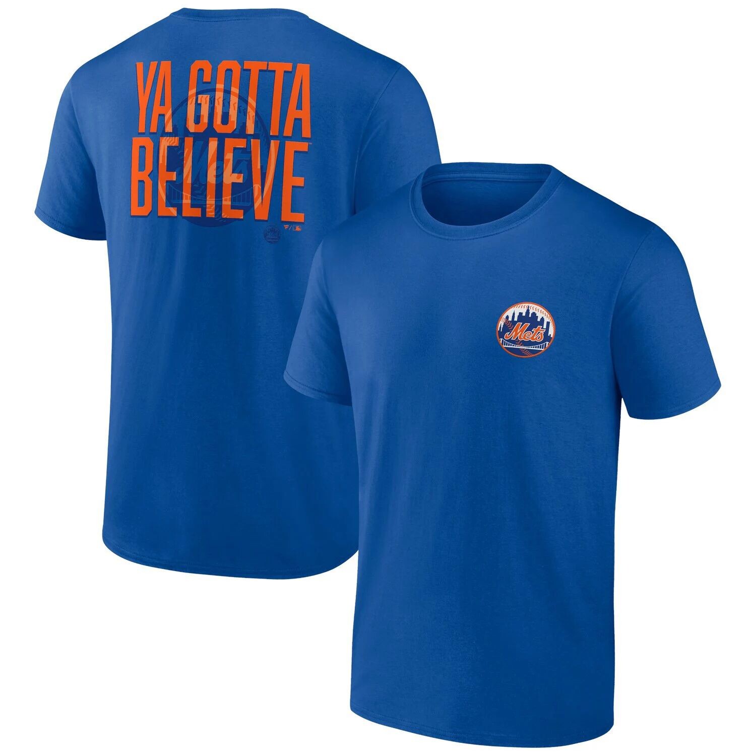 

Мужская фирменная футболка Royal New York Mets Iconic Bring It Fanatics