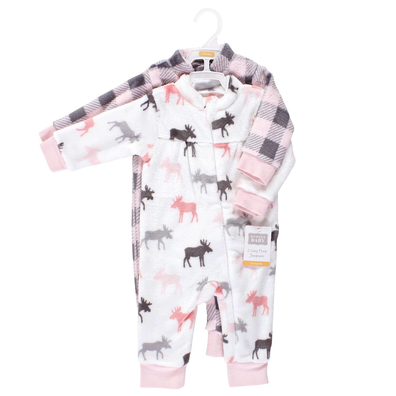 

Плюшевые комбинезоны Hudson для маленьких девочек, розовый Moose Hudson Baby
