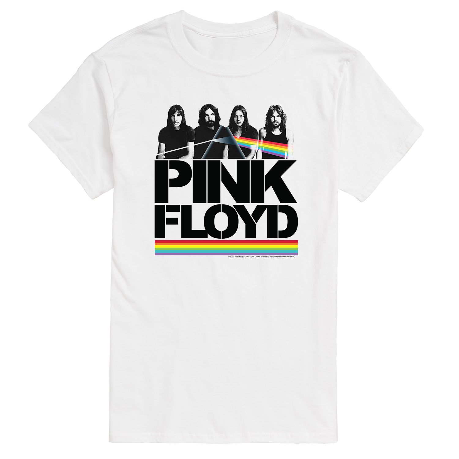 цена Большая и высокая футболка Pink Floyd License
