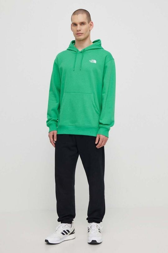 

Толстовка с капюшоном M Essential The North Face, зеленый