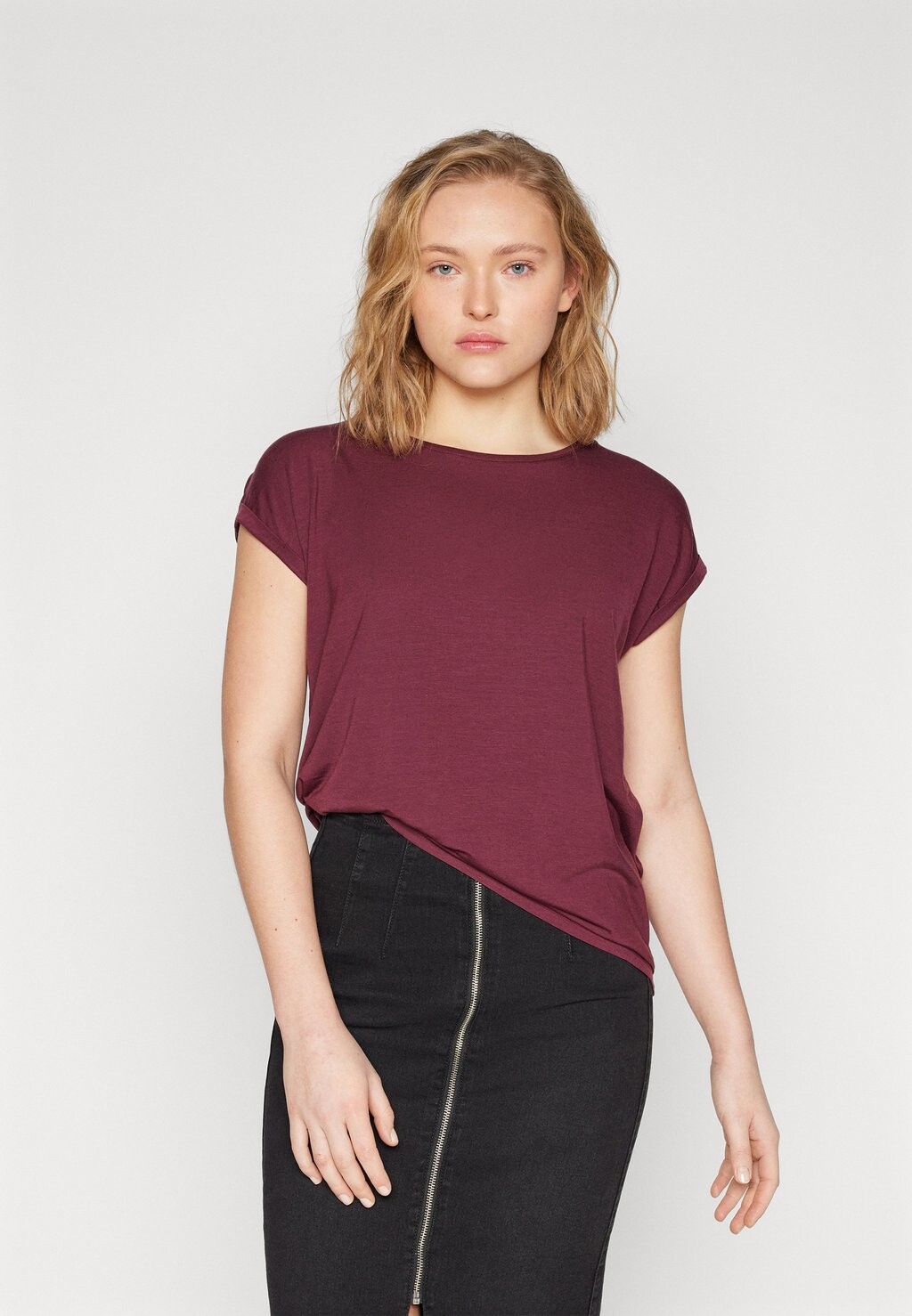 

Футболка базовая VMAVA PLAIN TOP GAJRS Vero Moda, цвет port royale