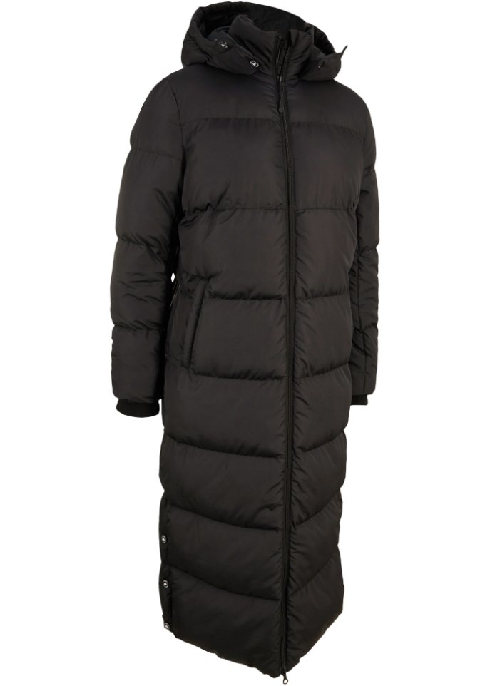 Функциональное стеганое пальто с технологией теплоизоляции Bpc Bonprix Collection, черный