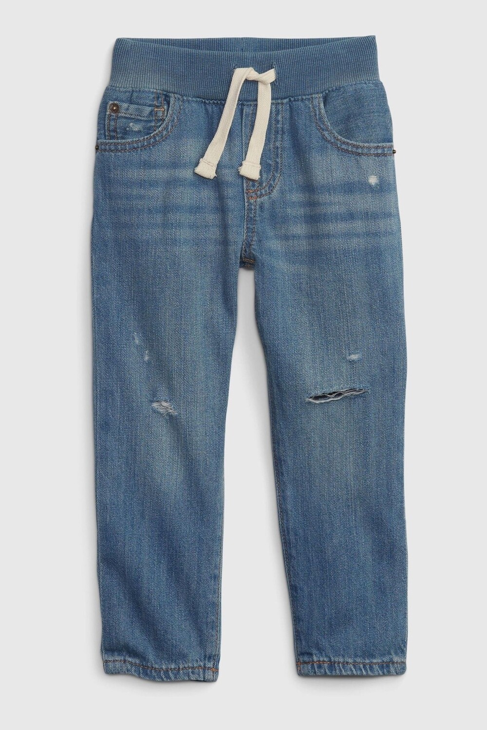 

Узкие джинсы без застежки Gap, синий