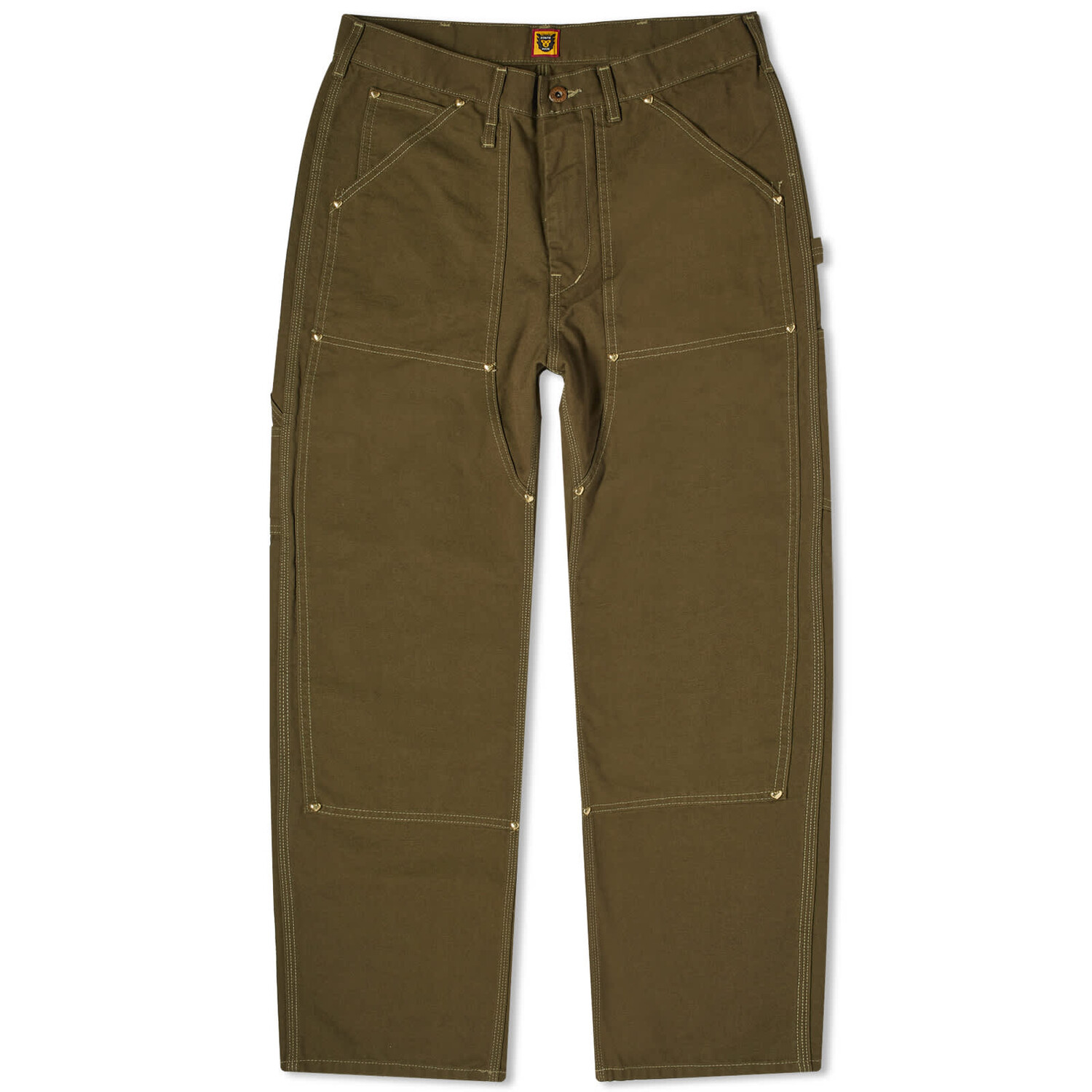 

Брюки Human Made Duck Double Knee, цвет Olive Drab
