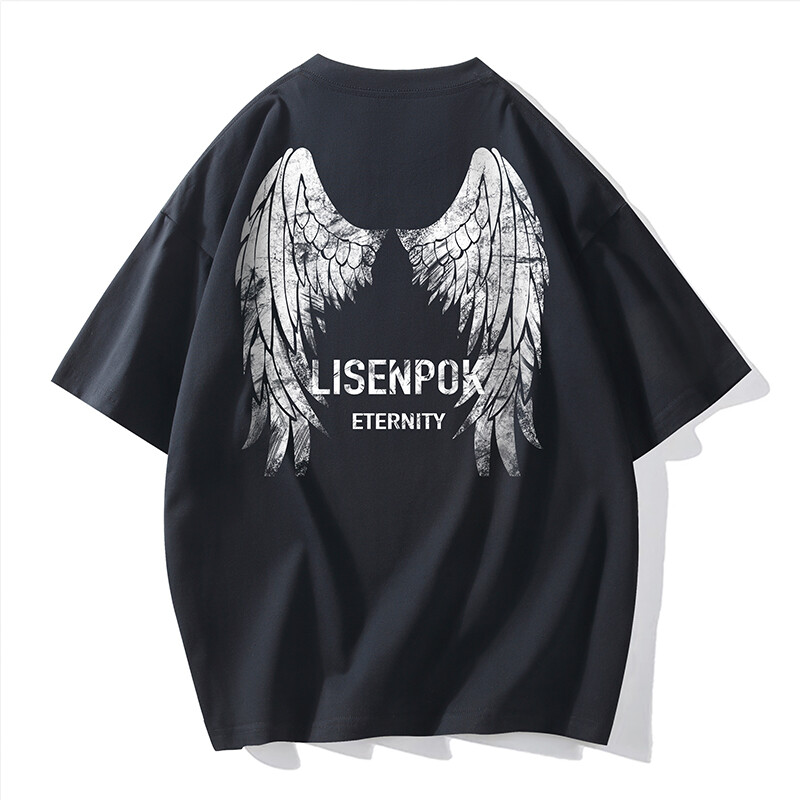 

LISENPOK Футболка унисекс, Белый сочетается с бежевым