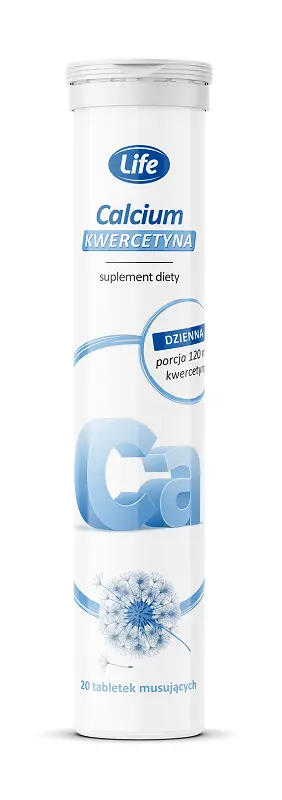 

Life Calcium + Kwercetyna шипучие таблетки, 1 op.