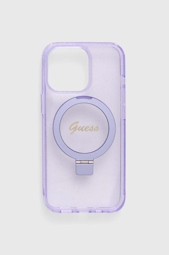 Чехол для iPhone 13 Pro / 13 6,1 дюйма Guess, фиолетовый чехол для iphone 13 pro guess серый