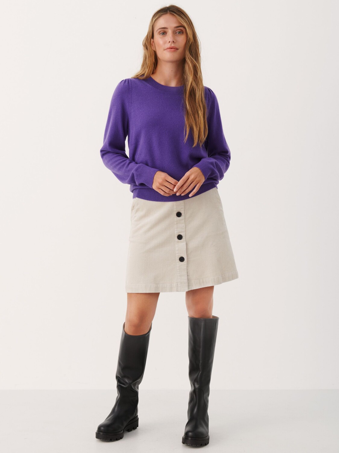 

Часть вторая Джемпер Evina Cashmere, Ультрафиолет
