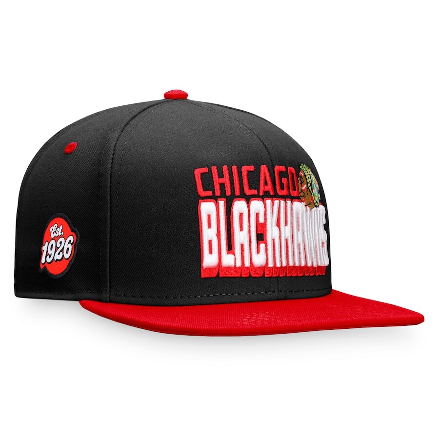 

Бейсболка Fanatics Branded Chicago Blackhawks, черный