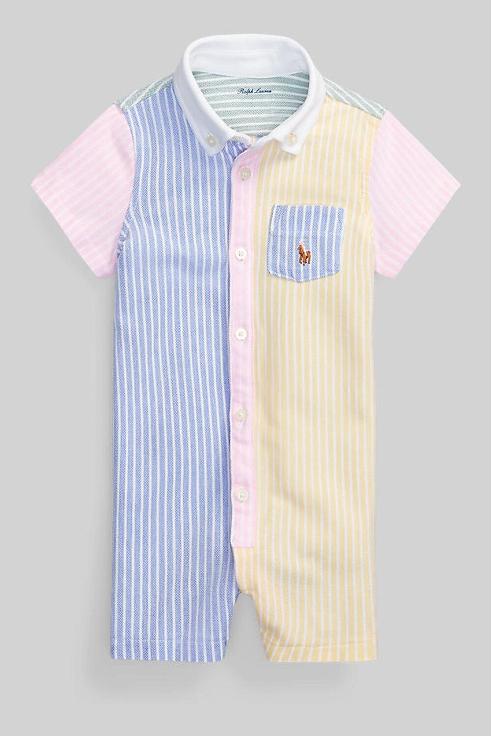

Желтые детские комбинезоны Funstripe с логотипом Polo Ralph Lauren, желтый