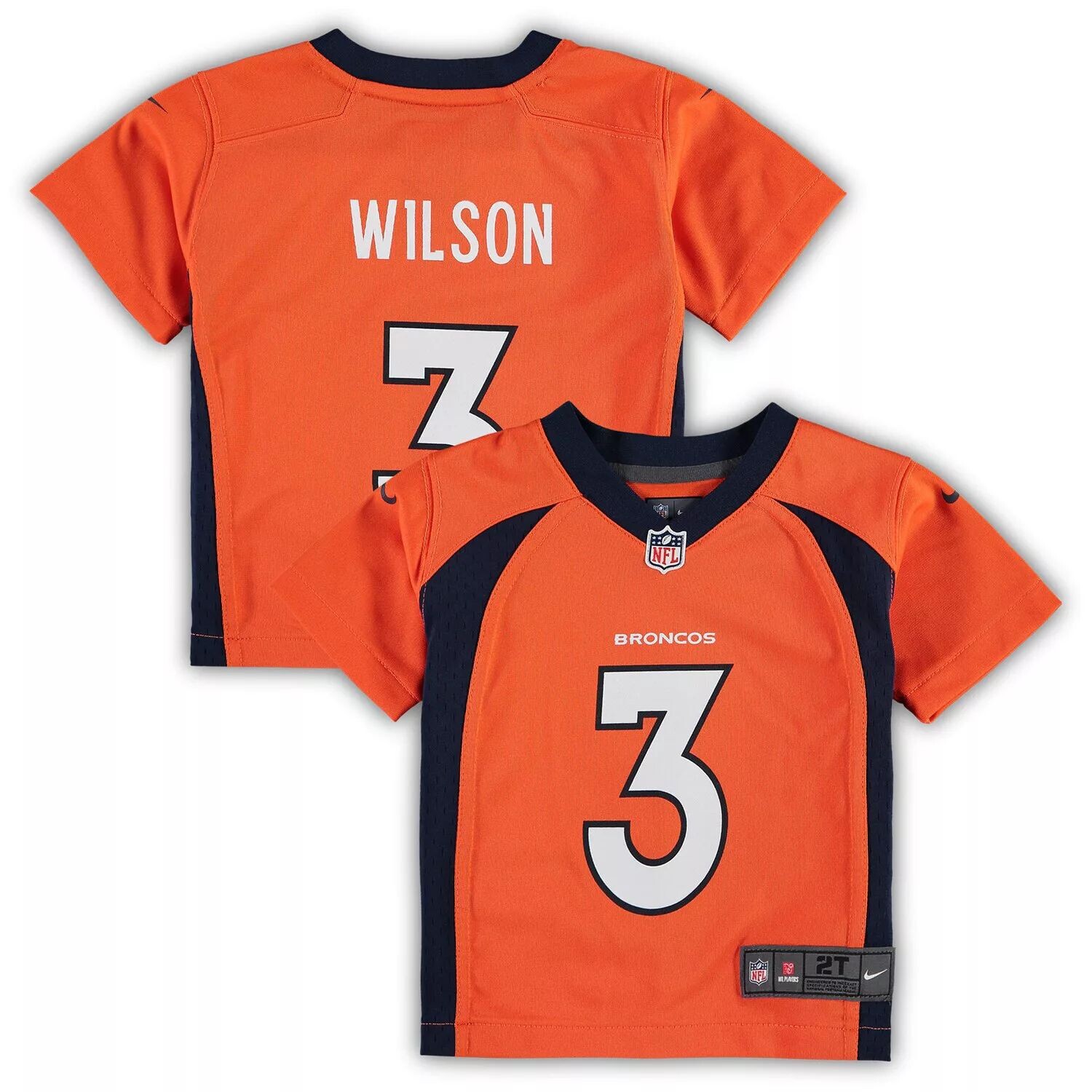 

Джерси Nike Russell Wilson Orange Denver Broncos для малышей Nike