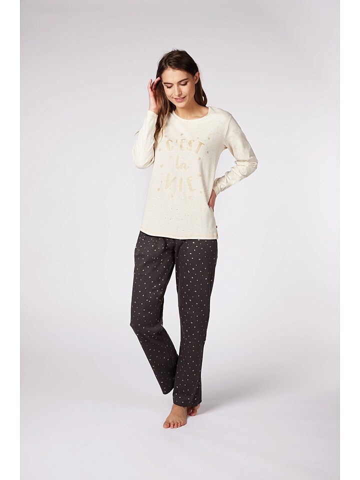 

Пижама Dodo women, цвет creme/dunkelblau