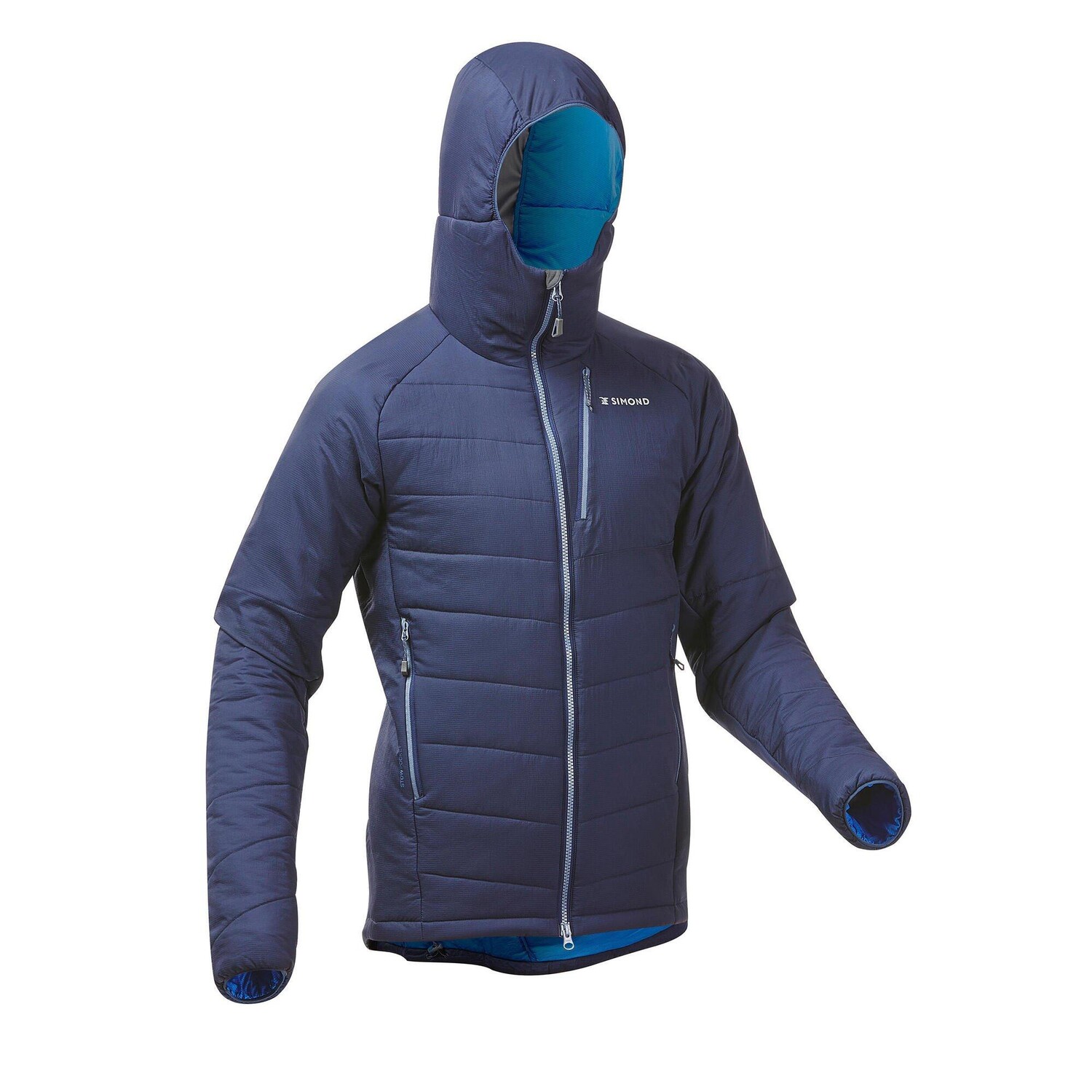 

Синтетическая стеганая куртка Decathlon для альпинизма Simond, черный