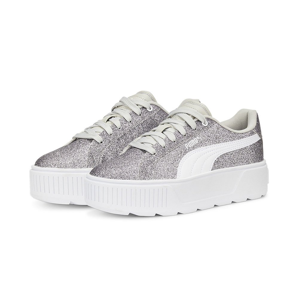 

Кроссовки Puma Karmen Glitz Girl, серебряный