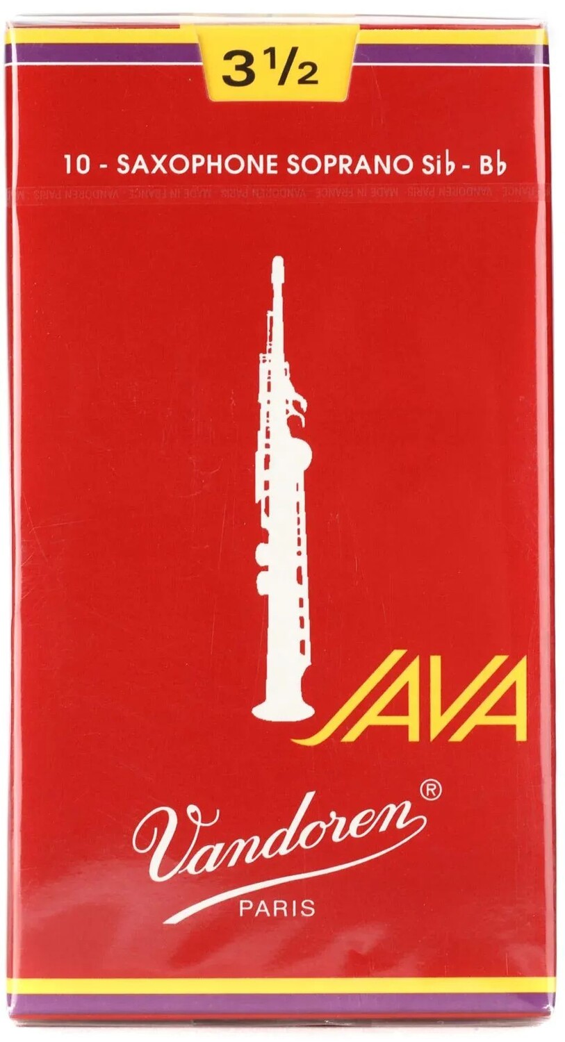 

Vandoren SR3035R — красные трости для саксофона-сопрано JAVA — 3,5 шт. (10 шт.)