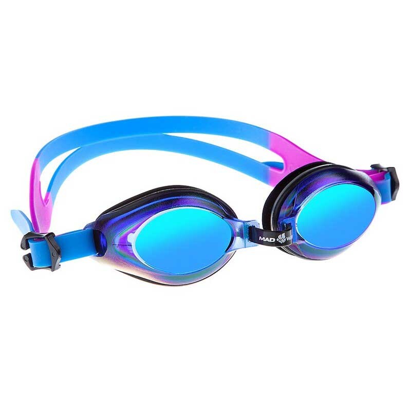 

Очки для плавания Madwave Aqua Rainbow, синий