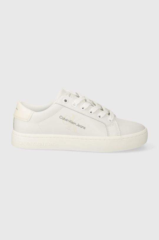 Кроссовки CLASSIC CUPSOLE LACEUP LTH WN Calvin Klein Jeans, бежевый кроссовки calvin klein jeans classic cupsole laceup eggshell camel pink blush silver
