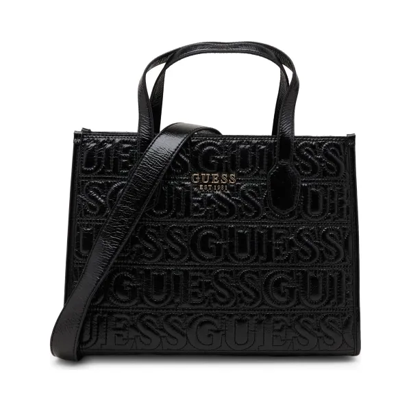 

Сумка-Тоут Silvana с 2 отделениями Guess, черный