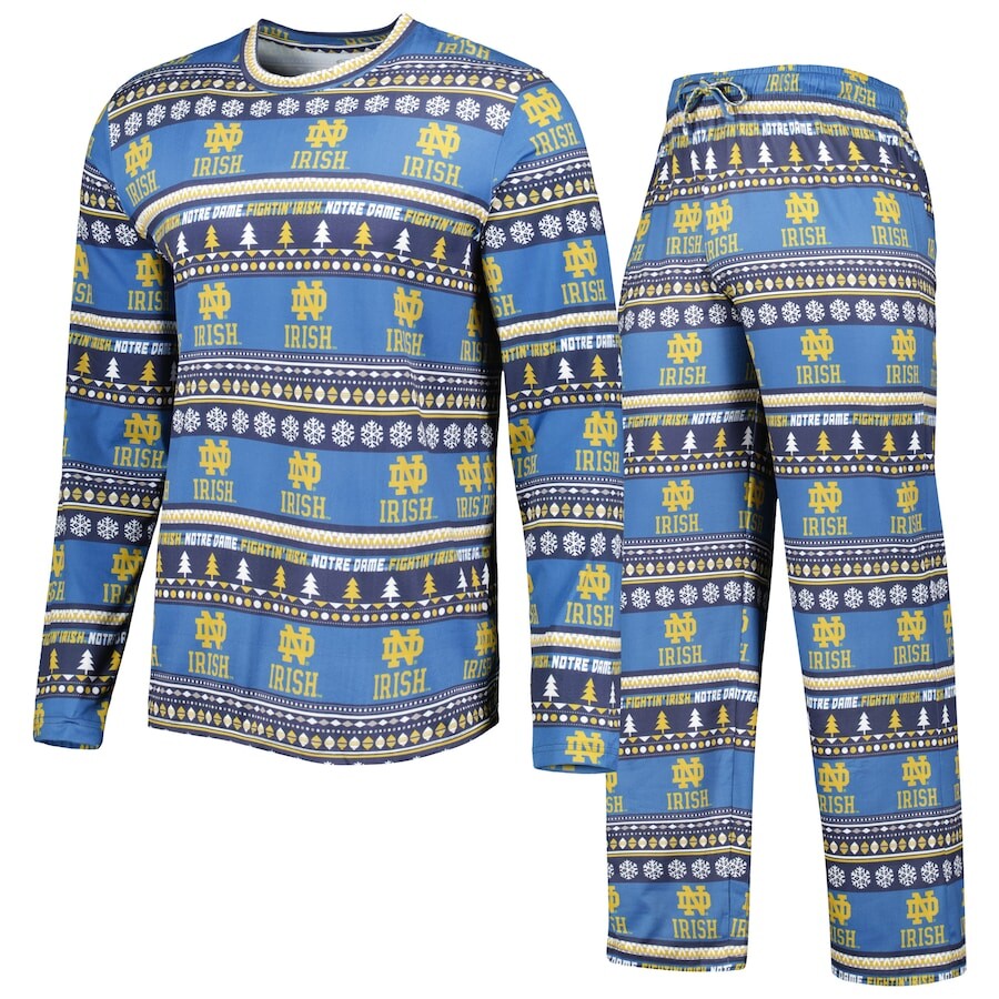 

Пижамный комплект Concepts Sport Notre Dame Fighting Irish, нави